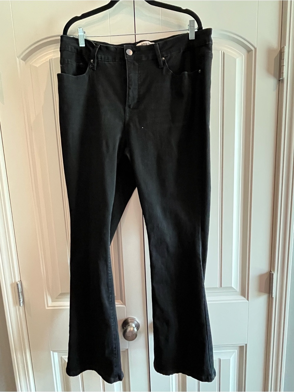 18W Royalty For Me Black Flare Jeans